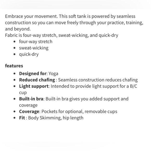 Lululemon Ebb To Street Tank II in Black - Picture 3 of 3